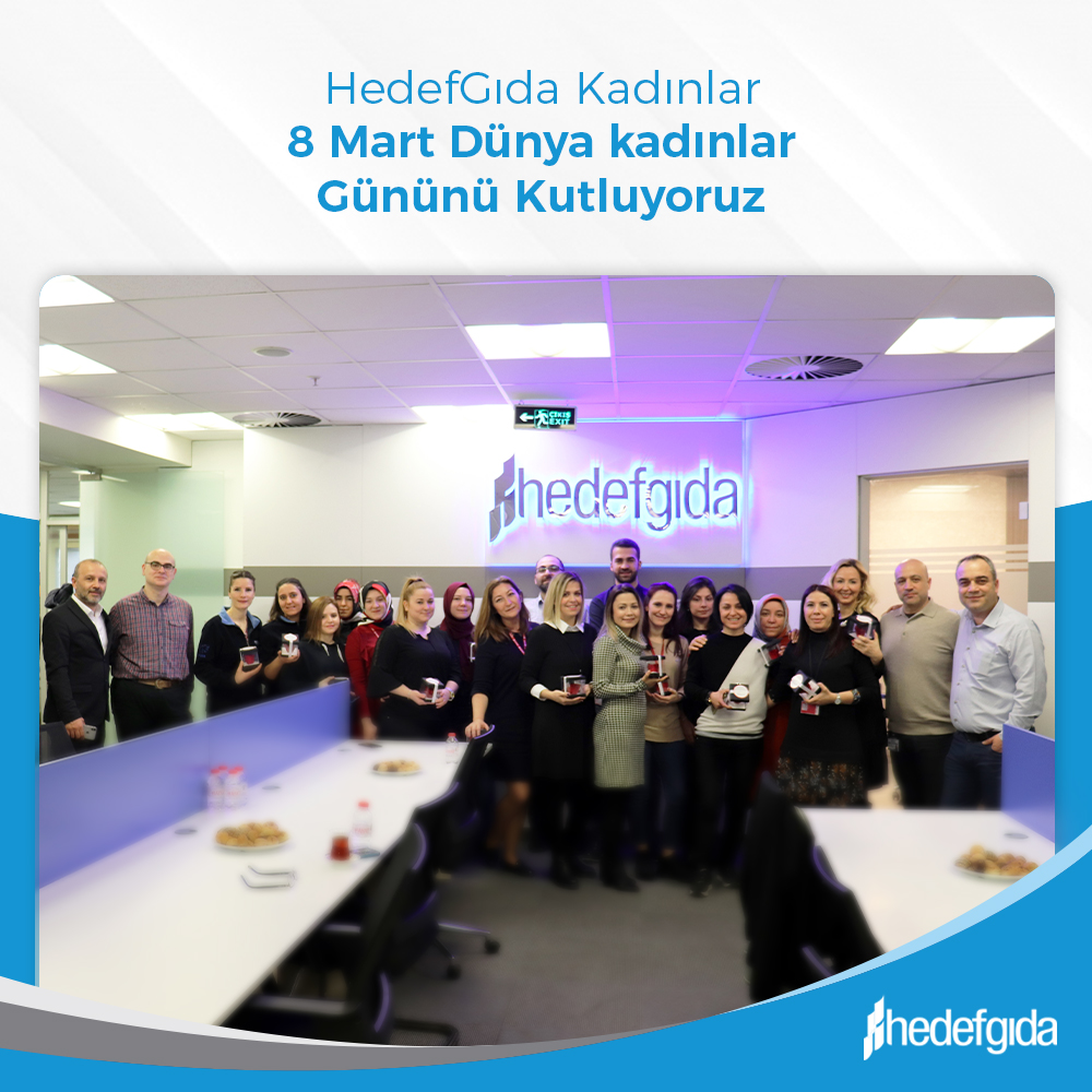 Hedef Gıda ailesi çalışanları olarak şirketimiz de ki çalışma arkadaşlarımızın ve emek veren bütün kadınların 8 Mart Kadınlar Günü kutlu olsun.

#hedefteam #hedefgida #kadinlargunu #emekcikadinlar #kutlama #8mart