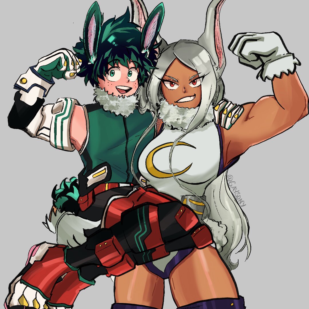 An AU where #Deku has a similar quirk like the No. 5 hero: Miruko so his co...