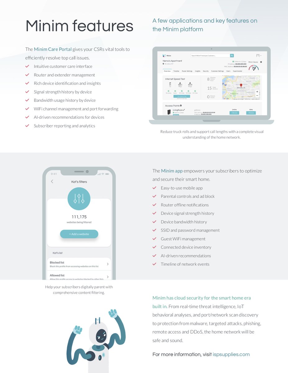 We are pleased to announce our partnership with Minim.  
For more information please email sales@ispsupplies.com