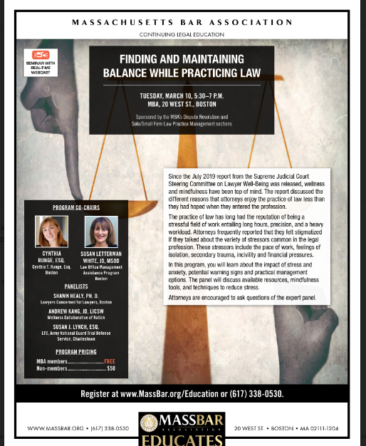 massdispute's tweet photo. You NEED to Calm Down!  LAST CHANCE to register for tomorrow’s lawyer’s wellness event  #putyoufirst #feelbetterbebetter https://t.co/87aDkZQYb3