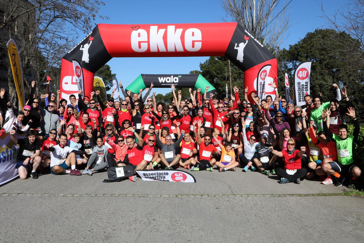 Foto ekke runners ahir a la Cursa Social ekke <a href="/CursaTemplers/">Cursa Templers Plusfresc</a> El club més nombrós amb més de 180 corredors/es. Enhorabona per la gran participació i bon ambient! 
#running #lleida #ekkerunning