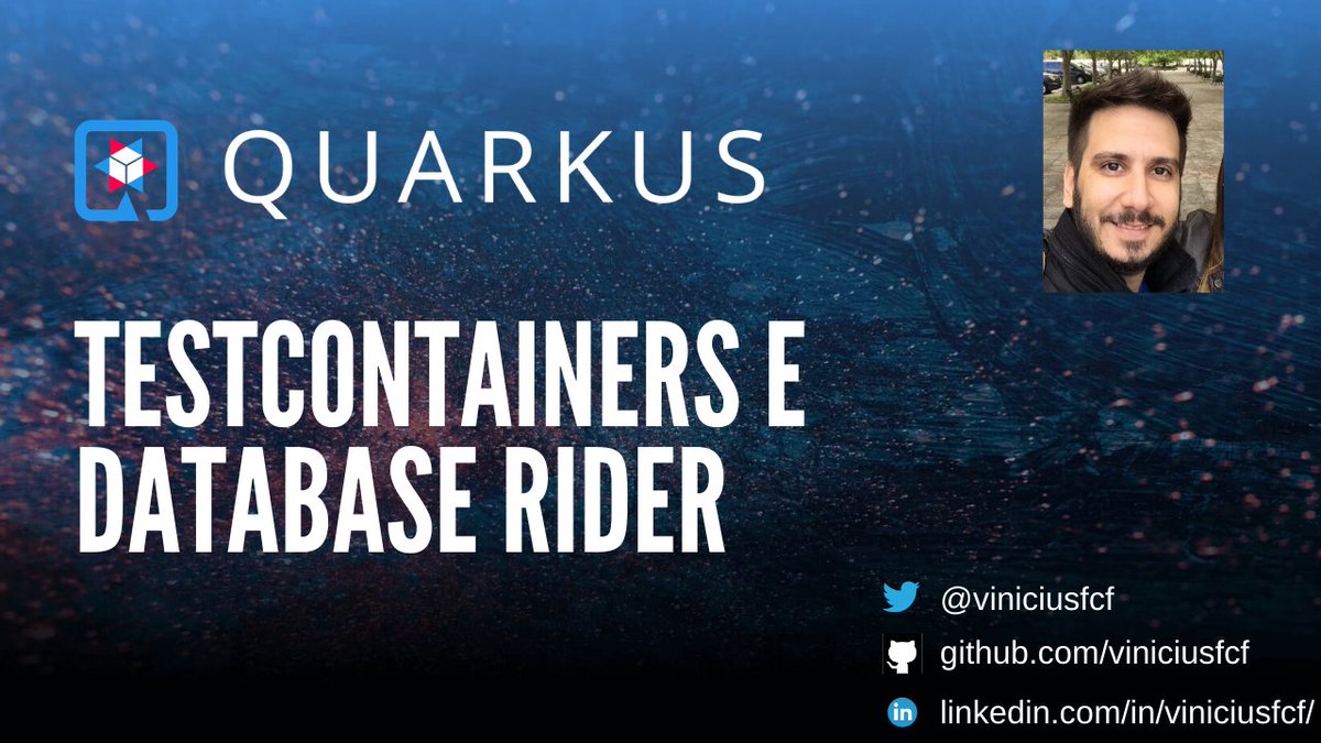viniciusfcf's tweet image. É fato que desenvolvedor não curte muito fazer testes. Mas confira aí no vídeo como é fácil criar cenarios no banco de dados utilizando @testcontainers e #DBRider no @QuarkusIO com @junitteam

youtu.be/bucKI_C-OqY