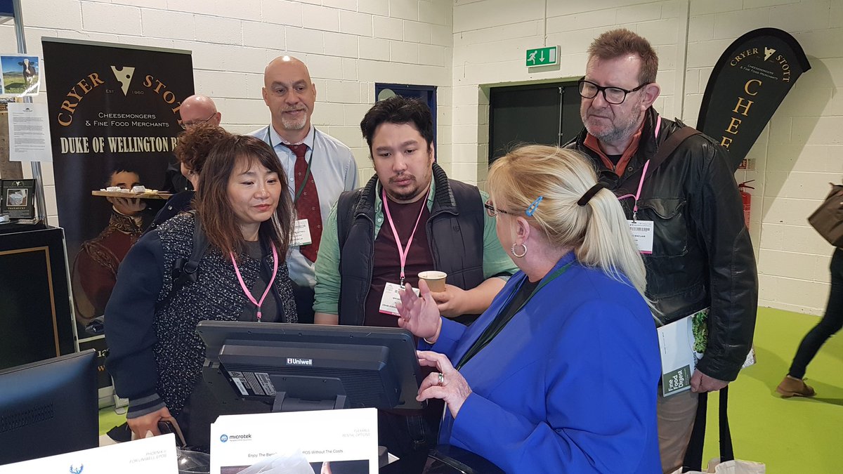 <a href="/StickyBeakBlog/">Sticky Beak Blog</a> @guildoffinefood Alex is showing one of our existing customers #Oshibi in #York the latest features on the @UniquelyUniwell <a href="/uniwellepos/">Uniwell EPoS</a> Point of Sale