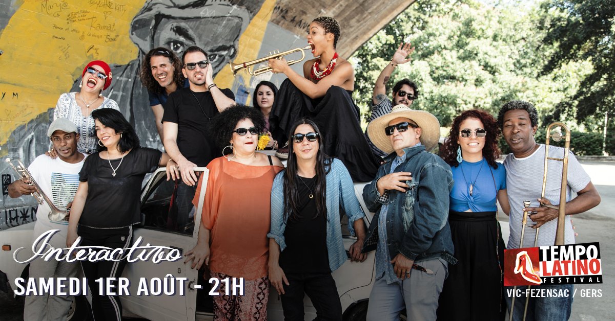 tempo_latino's tweet photo. 📣 PROG 2⃣0⃣2⃣0⃣ | Samedi 21h00📣
Figure de proue de la scène musicale alternative cubaine, le collectif #Interactivo rejoint la programmation #TL2020 ! #TempoLatino
infos ➡ https://t.co/Xx6BoME4Hk
🎟 ➡ https://t.co/zwe9sCEI1c https://t.co/KG15S3PLlr