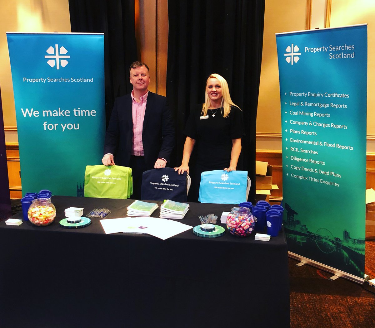 We are exhibiting at todays <a href="/CLTScotland/">CLT Scotland</a> Scot's Law Conference! Pop over and have a chat with Scott &amp; Jody from our team! 

#WeMakeTimeForYou