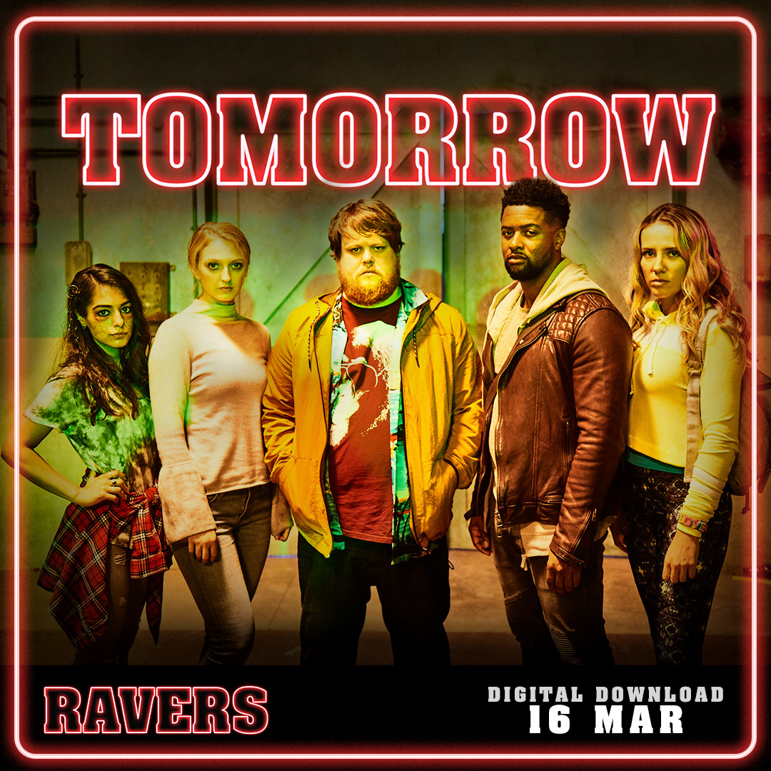 Ravers_Movie's tweet photo. Get the squad together🕺💃 #RaversMovie is available on demand in the 🇬🇧 via iTunes, Amazon, Sky Store, Virgin, Google Play and Rakuten tomorrow 📺 Pre-order NOW: https://t.co/aYmp1rf55x #SquadGoals https://t.co/s27Uwk3Lgg