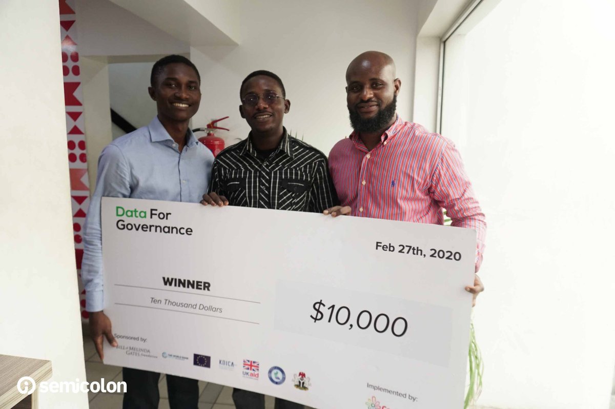 semicolonafrica's tweet photo. A country's people are her greatest assets. Our natives proved this by emerging victorious in the #DataforGovernance hackathon.
We're so proud to have invested in them for economic progress. They are our #mondaymotivation and most certainly should be yours!
__
#SemicolonInsight https://t.co/Nyp7JM6oTr