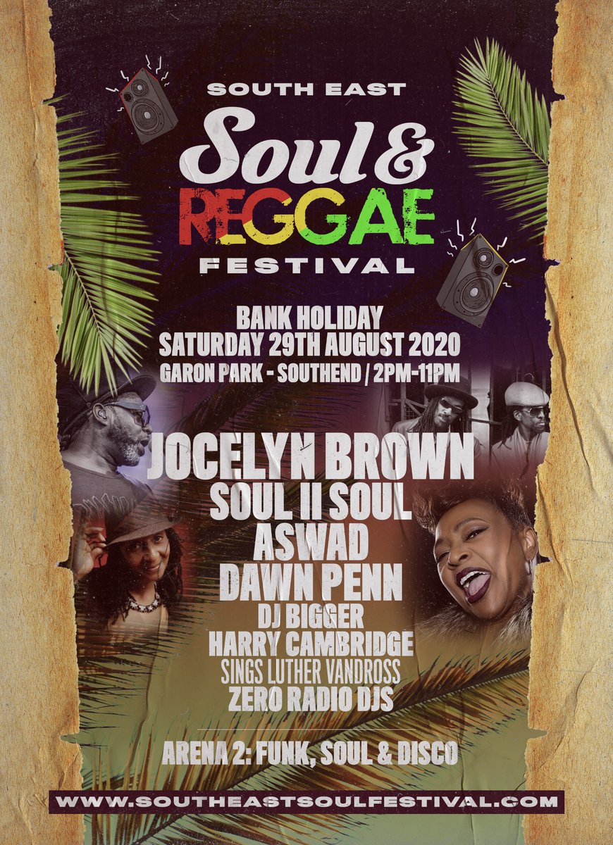 Just announced: <a href="/joyceeb/">Jocelyn Brown</a> is performing at South East Soul Festival on Bank Holiday Saturday 29 August in Southend on Sea! Get your tickets now: skiddle.com/e/13618694