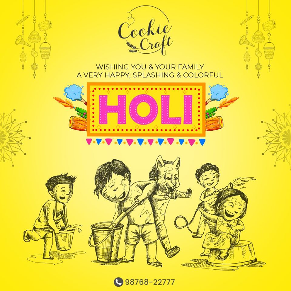 cookiecraftldh's tweet photo. Rang Tha. Laga Diya. Cookie Tha. Kha Gaya. 😀

We wish our Facebook family a very Happy #Holi!

#BuraNaMano #HoliHai #HappyHoli #TimeToCelebrateColours #Holi #Happiness #Holifestival #Festival #Festivals #Color #Colorful #India #Love #Colours #Holipowder #Festivalofcolors https://t.co/16fLi4lAD3
