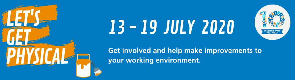 LauraNorfolkPT's tweet photo. Its launch day! @NCHC_NHS Let's Get Physical! See Weekly Messages for more information and colleagues, get submitting your ideas to improve your working environment to enhance your wellbeing! #NCHCTurns10 #LetsGetPhysical #WeAreNCHC https://t.co/IpFnt5NWLh