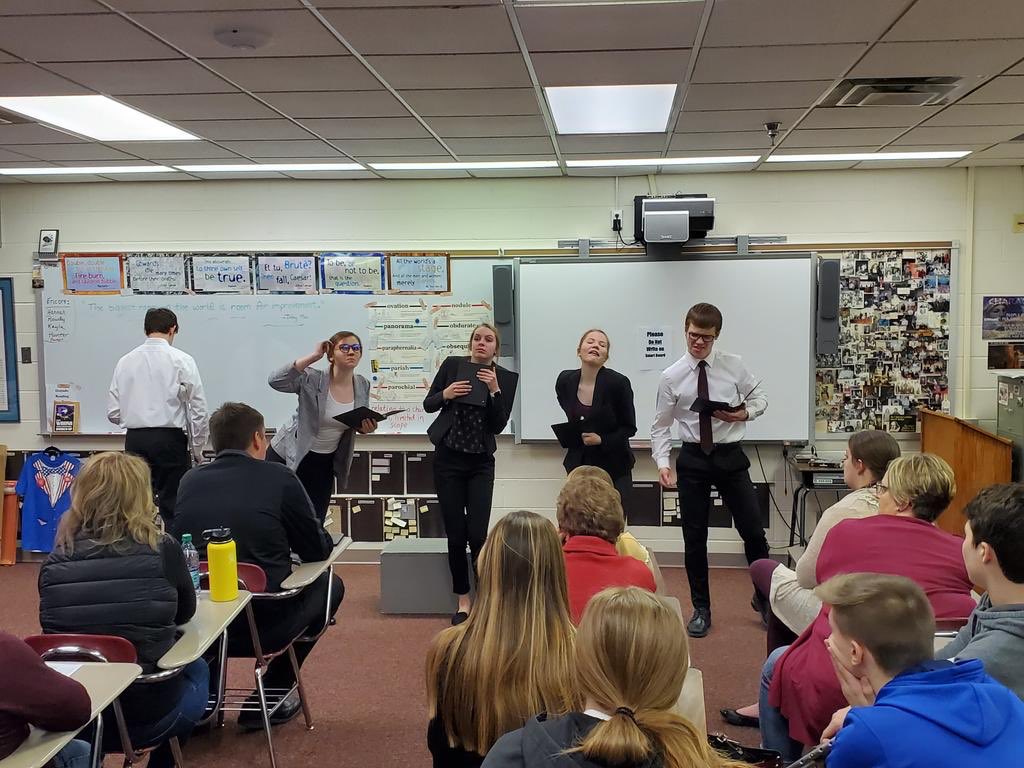 OBrien_Teresa1's tweet photo. The Warrior Speech open house will be held at Crofton High School on Tuesday, March 10. Performances will start at 6:00. Come support our talented and hardworking students! @CroftonWarriors #gocrofton https://t.co/fOdtbVRgYE