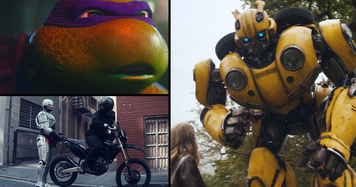 grumpyandgeeky's tweet photo. I don’t like the @DirectLine hero commercials. 😤 Basically telling all my childhood heroes to “do one” 😢 not happy, and not wont be insuring with them! #sorrynotsorry #bumblebee #tmnt #robocop #childhood 🐢🤖🐝 #OutHeroed 👎🏼 https://t.co/PX1hEuJ2LP