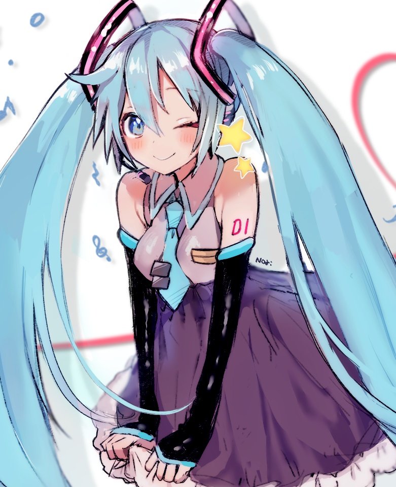 初音ミク 「だいすきです!
#ミクの日 #ミクの日2020 」|のあめむ ५✍のイラスト