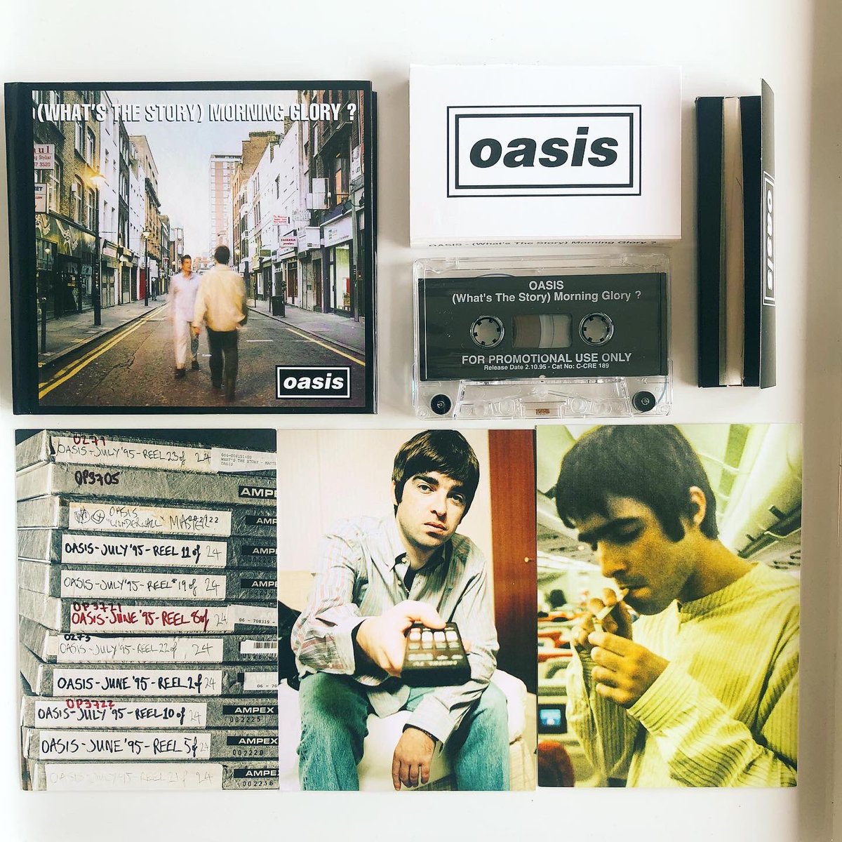 digatthedock's tweet photo. As well as the 2 LP release included with this Oasis (What's The Story) Morning Glory? 2014 limited edition box set there are so many extra goodies it's unbelievable https://t.co/GKKwRdI62u