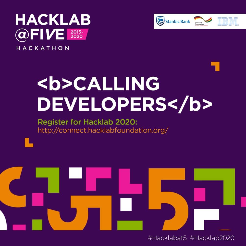 hacklabfdn's tweet photo. Calling the midnight owls, hypertext assassins, callback cats, binary beasts and gob geeklords!
#Hacklab #Hacklab2020 #HacklabAt5 #RoadToHacklab2020 #AICanDoIt #StanbicHacklab #IBMHacklab #GIZHacklab https://t.co/BSSwkkSMtd