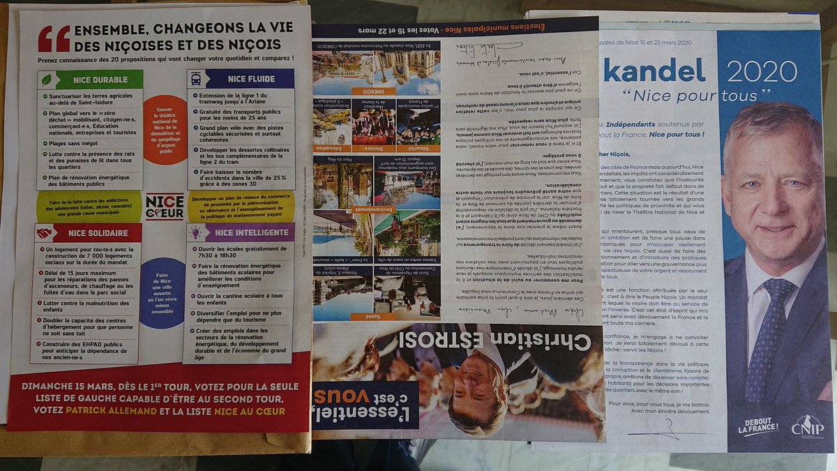 JMChipot's tweet photo. Même en ouvrant l'enveloppe des professions de foi, on s'aperçoit qu'#Estrosi2020 marche sur la tête ! :) :) :)
Si vous voulez la garder sur les épaules, votez pour une qui est bien faite : #BenoitKandel2020 https://t.co/Brat22WJNl