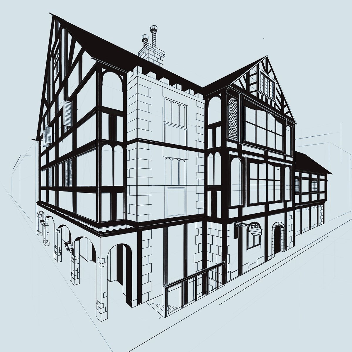 NeverlightGames's tweet photo. Architectural work is getting done for our Capital city in The Curse.

#rpg #videogames #indiedev #gamedev #conceptart #architect #gamedevelopment #gaming https://t.co/SqOczqXeNH