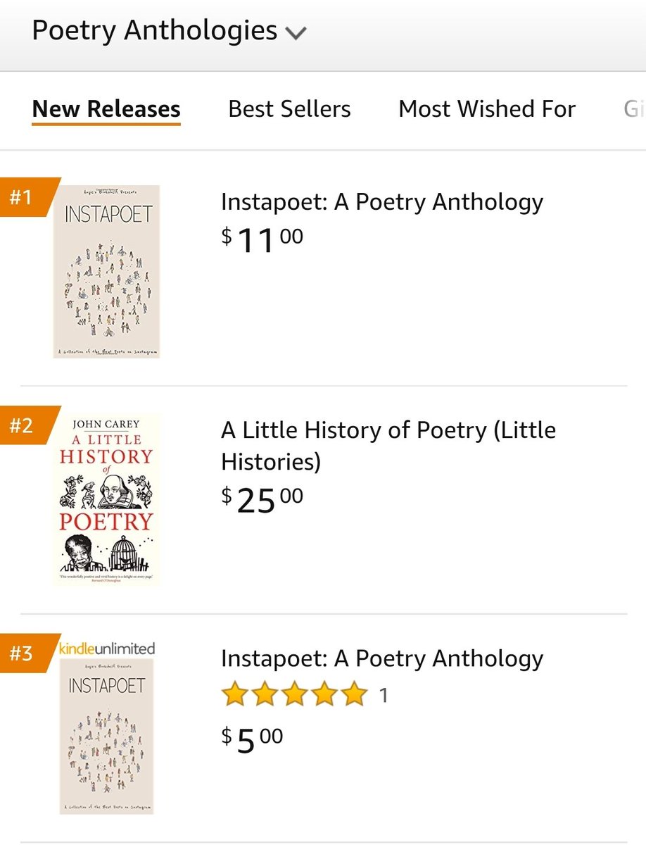 ClaireMConway's tweet photo. Normally in these circumstances I'd post a gif of a woman crying / flailing her arms in joy BUT I want to show you why I'm so excited! The USA are loving #InstapoetBook 👇
&amp; now it's in the UK: 
https://t.co/DkX60qas49 
p.s. proceeds are for next year's edition
p.p.s I'm in it 😆 https://t.co/GSP4O7Wkyf