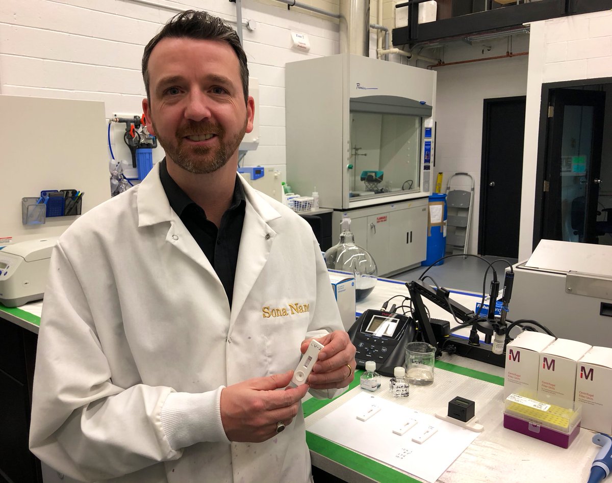 "As scientists, we want to help people," said <a href="/SonaNanotech/">Sona Nanotech</a> President &amp; CEO Darren Rowles.

"I feel honoured to be able to lead an organization that is doing its little bit to contribute to a much wider problem that's now unfortunately spreading across the globe." <a href="/globalhalifax/">Global Halifax</a>