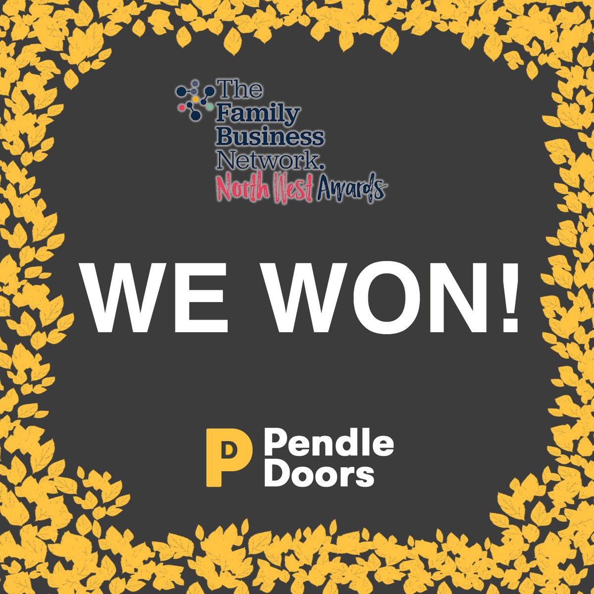 We only went and won the award! We would like to say a big thank you to all of our customers, suppliers and our amazing team it wouldn’t work without any of you.