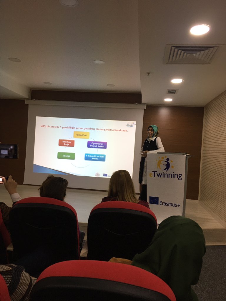 turker_us's tweet photo. “ Eğitim Koçluğu ile Daha İleriye” etwinning projesi çalışmaları doğrultusunda proje üyelerimizle birlikte Sayın Bircan Keleş ve Neslihan Uçaroğlu tarafından verilen bilgilendirme toplantısına katıldık.#bircankeles #erdemlimem #neslihanucaroglu #tretwinning https://t.co/kMj2q6JUe2