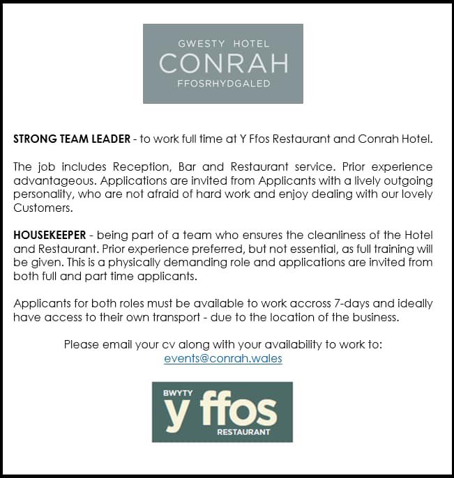 Swyddi | Vacancies ....