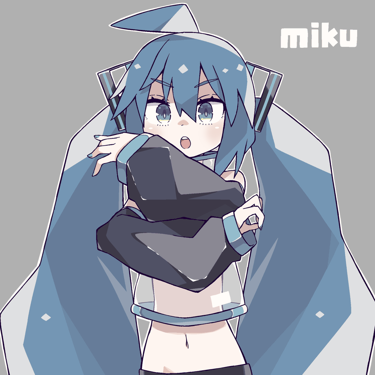 初音ミク 「まとめミク 」|icon315のイラスト