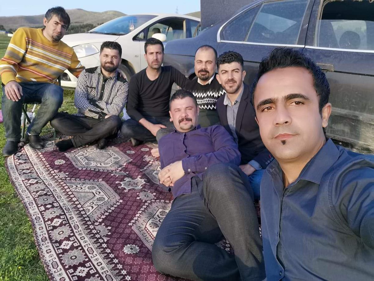 DrawMahdi's tweet photo. With my  sweet friends. last day, we spent a nice time. https://t.co/wOKvcXDzq4