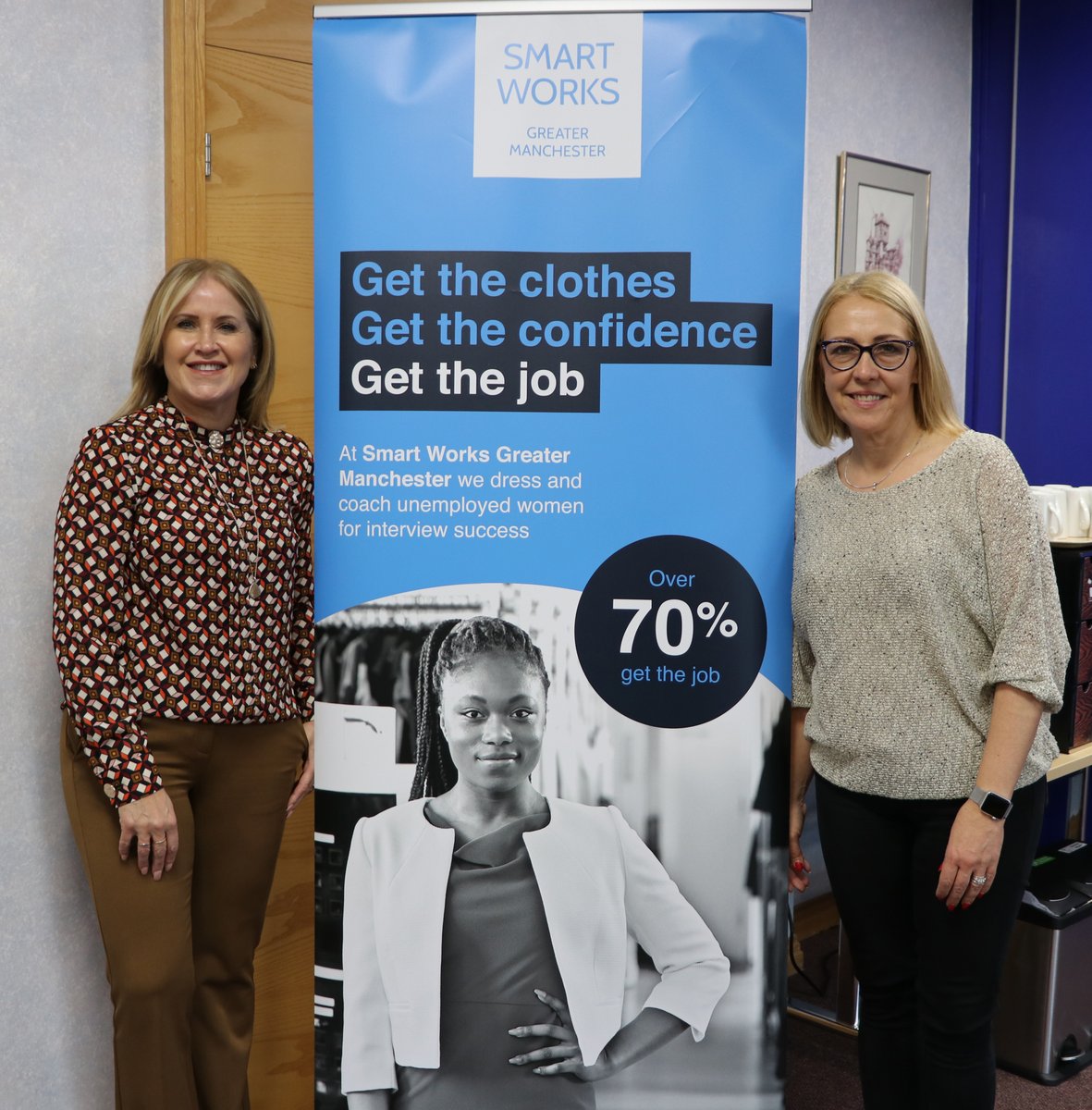 BASF_UK's tweet photo. For #InternationalWomensDay we invited the chair of @SmartWorksGM, Jan Iceton, to talk to employees about the incredible work they do to support thousands of disadvantaged women to get back into employment, and why our involvement is so important. https://t.co/FasITCNY4P