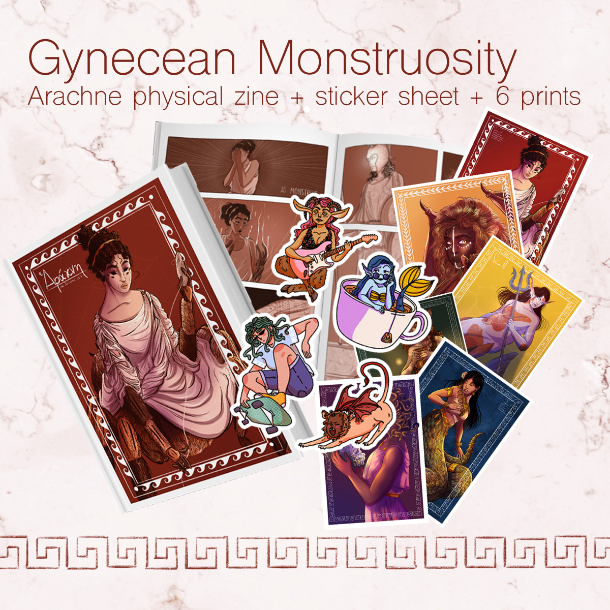 Gynecean Monstruosity: an ode to womanly monsterhoodlinks— shop:  https://forms.gle/1YLenaUnv3ptmDkU7— about:  https://gyneceanmonstruosity.carrd.co — faq:  https://gyneceanmonstruosity.tumblr.com/faq — tumblr:  https://gyneceanmonstruosity.tumblr.com/ ____ #mythology  #greek  #zine  #comic  #illustration  #digital  #art  #sticker  #print