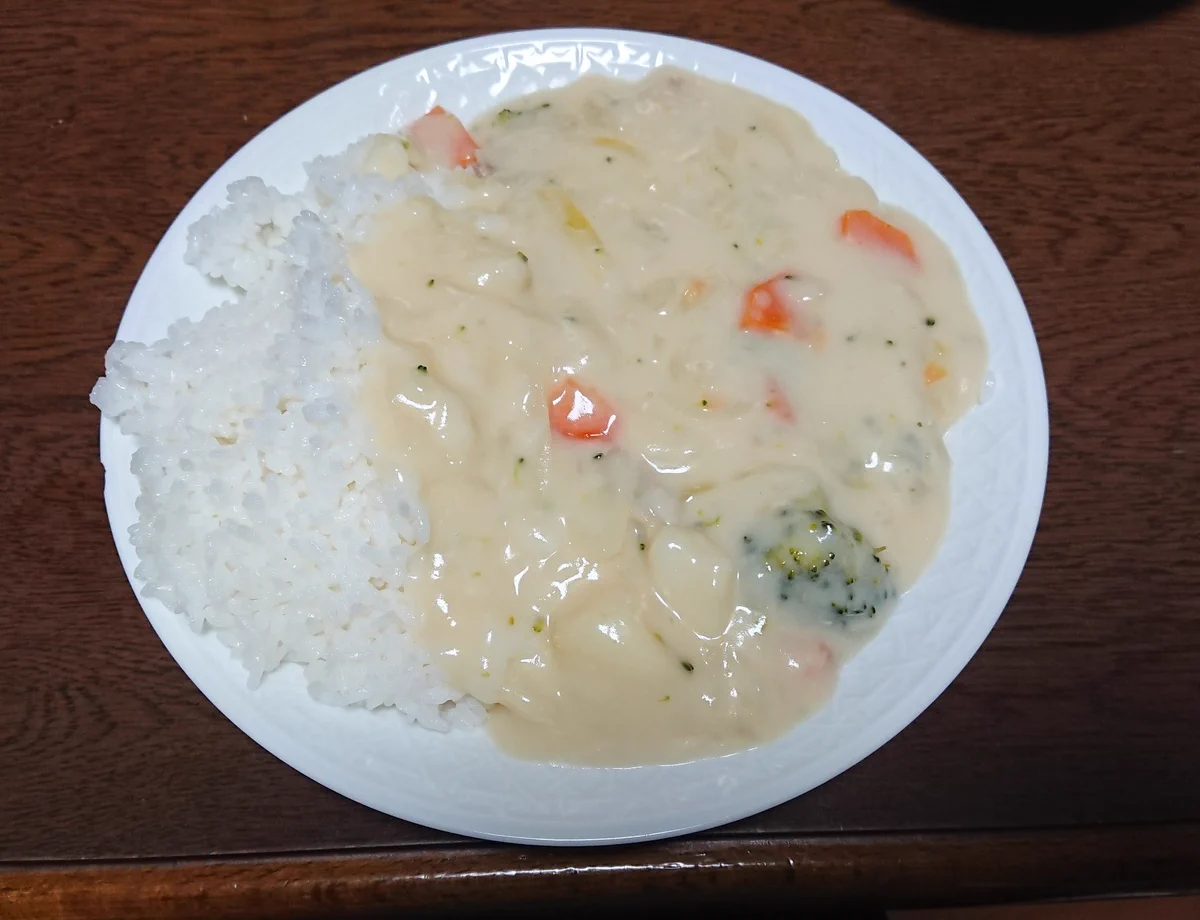 シチューライス！！これを良しとしてくれる人じゃないと結婚できないｗｗ