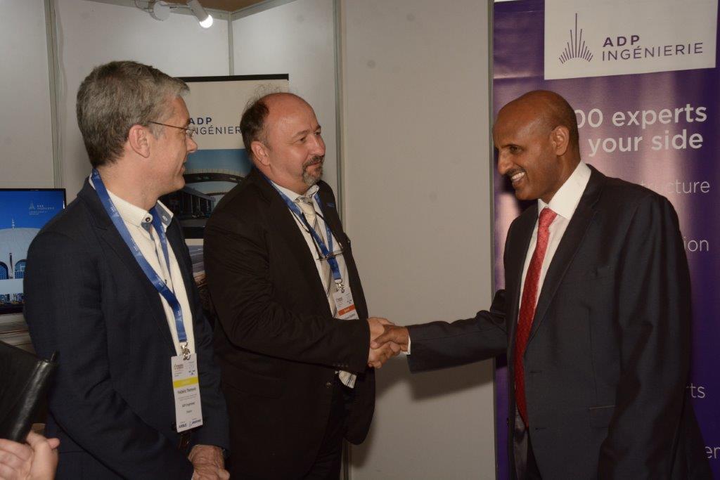 AmbafranceET's tweet photo. Alongside the Economic Department of the French Embassy in Ethiopia, two major French companies, @Airbus and @ADP_Ingenierie, have participated in the 5th Aviation Africa Summit &amp; Exhibition held in Addis Ababa from 4 to 5 March 2020. https://t.co/bTcT11nyW3