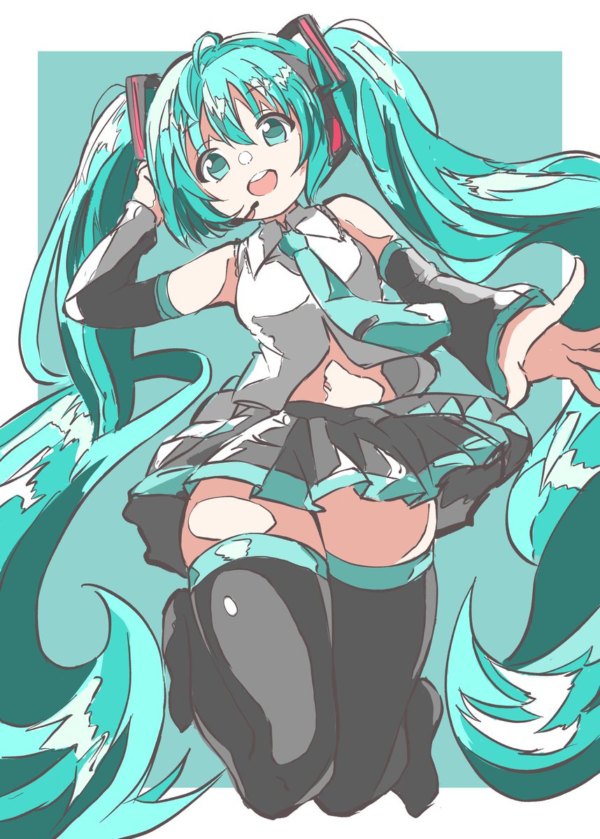 初音ミク 「#ミクの日 」|たろーのイラスト