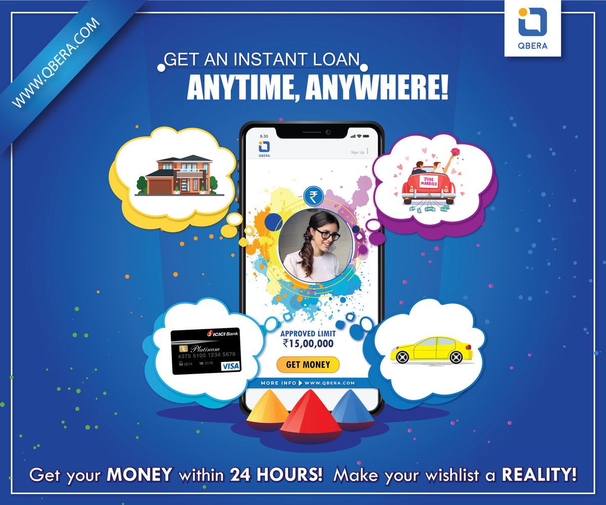 qberaloans's tweet photo. Celebrate this Holi in style with an Instant Cash Loan from Qbera!

https:https://t.co/QeIFYCuzZp…/instant-cash-loan-in-1-hour-bangalo…

Contact us / Whatsapp: +91 95136 99002 https://t.co/QaCUyt0gTW