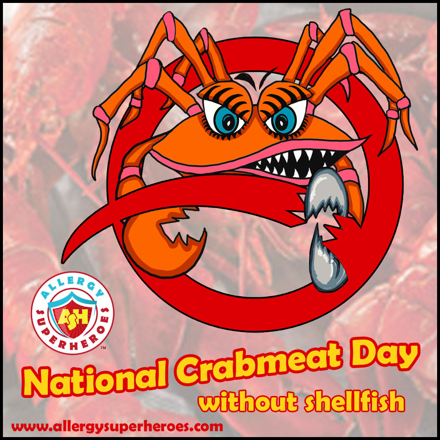 allergyheroes's tweet image. Today for #NationalCrabMeatDay, we thought we'd have a major sale to include those who have a #ShellfishAllergy. Take a whopping 45% off any product with #Shellfish on it!!!!!!! Discount is automatic and will be reflected in cart.
Hurry, ends at midnight!
shop.allergysuperheroes.com/collections/sh…