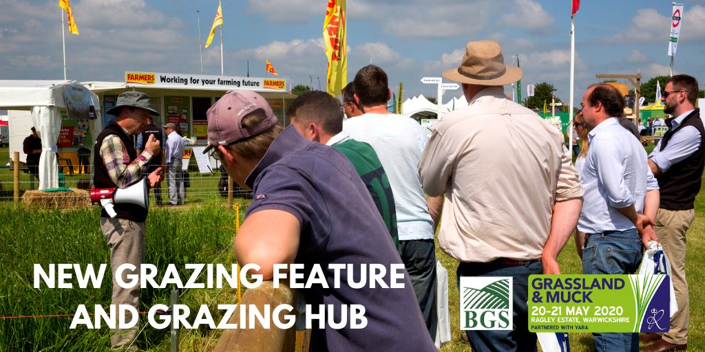 Our new grazing feature partnered by <a href="/BritishGrass/">BGS</a> will be demonstrating the principles of rotational grazing, the performance benefits and how it can be applied on your farm. Experts will be on hand in our Grazing Hub to answer all your questions. Come along &amp; find out more.