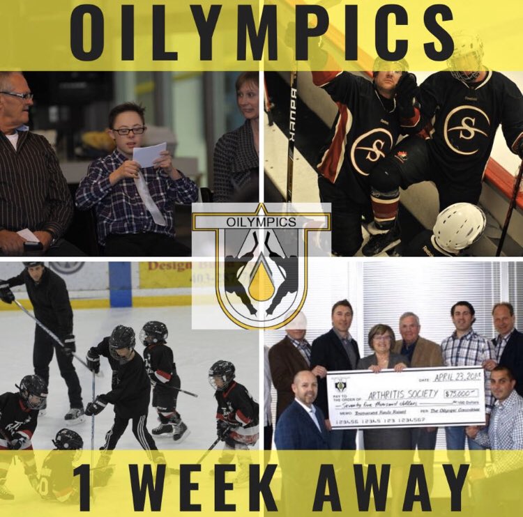 We’re just 1 week away from the 27th annual Oilympics Hockey Tournament! 
We’re still looking for corporate sponsors and silent auction items!! For more information visit oilympics.com