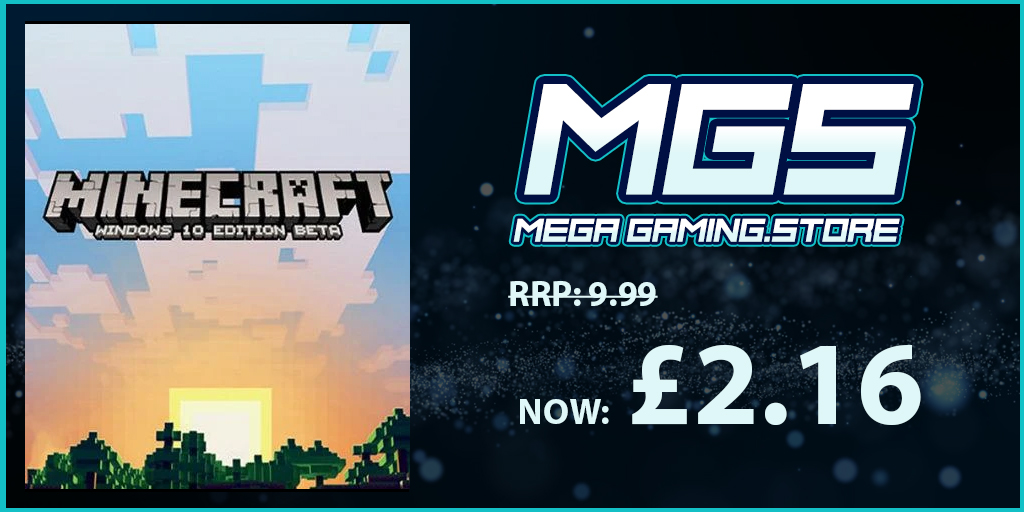 MegaGamingUK's tweet photo. Another HOT DEAL: #Minecraft for Windows 10 has never been so cheap! 

Grab your copy and get instant delivery now: https://t.co/511NpbsYAb

#pc #Deals #gaming4life2020 https://t.co/msaUtcxASe