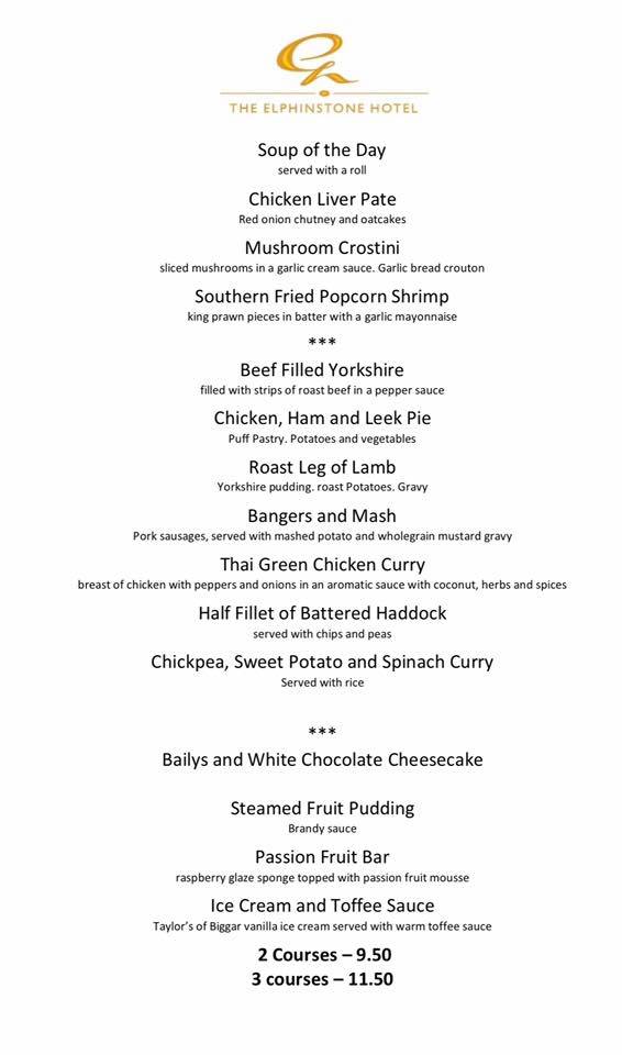 As always our Table d'hote menu offers something for everyone. Great Value. Served Monday to Friday lunchtimes.

#lunchmenu #visitlanarkshire #biggar #foodie #placestoeat #pubgrub #visitscotland