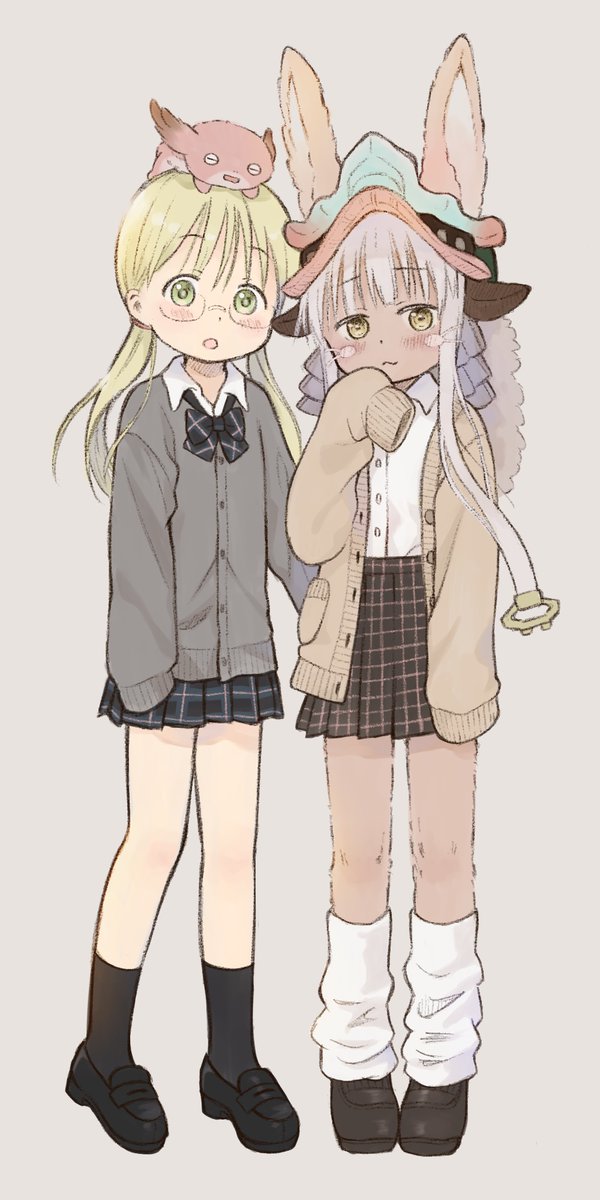 ナナチ(メイドインアビス) 「リコとナナチ❤️ 」|なのこのイラスト