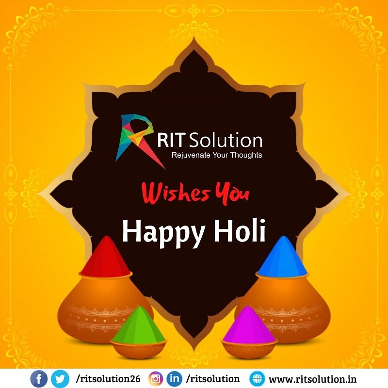 ritsolution26's tweet photo. RIT Solution wishes you all a very Happy Holi!!
.
.
#ritsolution #happyholi #fullstackdeveloper #webdevelopment #mobileappdevelopment #artificialintelligence #machinelearning #devops #uiux #blockchaintechnology #gurgaon #jaipur #likeforlikes #follow4followback https://t.co/A9CryjJ66l