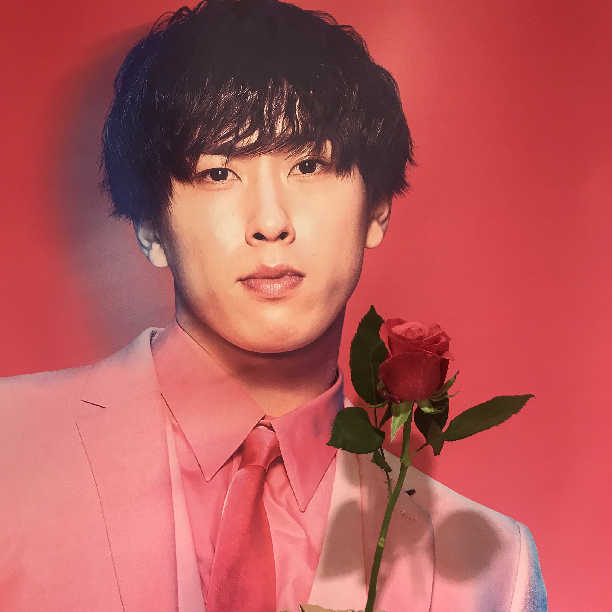 Man 宮舘涼太 カラー レッド ネックレス 未使用 限定1点 出回り× 宮舘涼太❤️