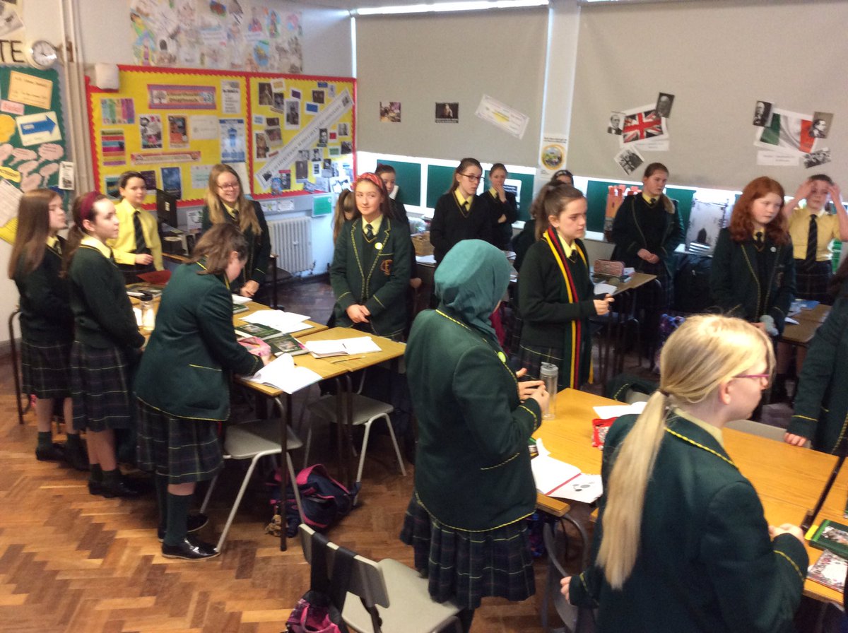 stcatshistory1's tweet photo. Great games of “Deir Ó Grádaigh” today with Coiste na Gaeilge and 8G as part of Seachtain na Gaeilge. Fantastic listening and learning, maith sibh!☘️☘️👏🏻👏🏻 https://t.co/1KgWkALgs9