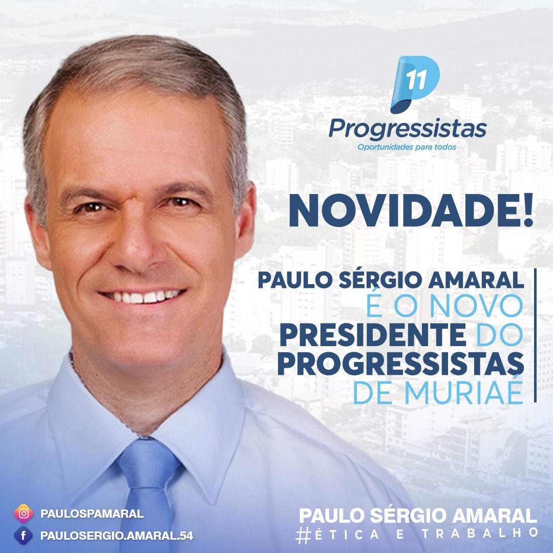 psergioamaral's tweet photo. Estamos assumindo a presidência do Progressistas (PP) de Muriaé. É uma grande responsabilidade que recebo honrado, consciente de que a nossa missão imediata é trabalhar por Muriaé. #progressistasmuriae #progressistas #muriaeterraquerida #paulosergioamaral #eticaetrabalho https://t.co/rAG7uPg20W