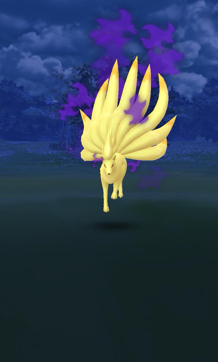 氷像マーク༠ シャドウキュウコンのおしり ポケモンgo