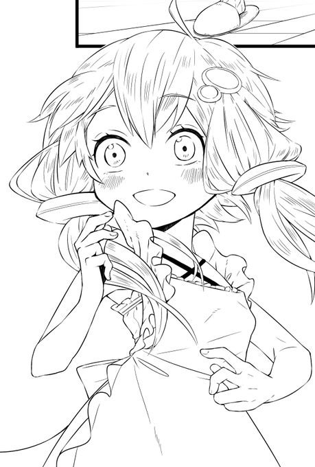 進捗はペン入れがちょっと進みました…ゆかりさんが魅力的にかけてると妄信している() 