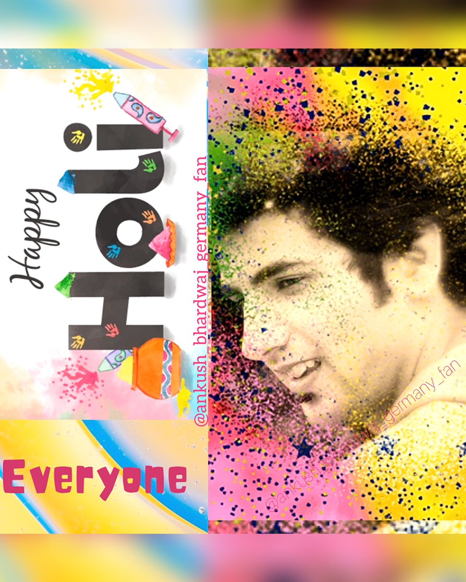 AGermanyFan's tweet photo. #HappyHoli πPlay safe enjoy well always be thankful to God for all His blessings stay happy make others happy spread love π and lost not least.. keep listening to Ankush to add to your happiness and blessings π πΆ
#holi #festival of #coolours @ANKUSH_00007 @Ankush_Fanclub https://t.co/4PzmxDppdk
