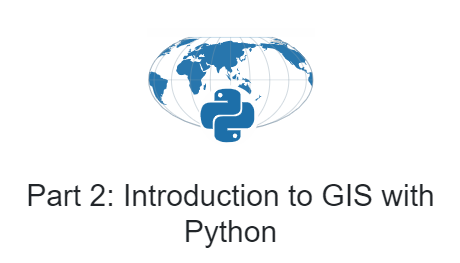 In Part 2 we will provide essential skills and building blocks for processing, analyzing and visualizing geographic data using modern open source Python packages such as <a href="/geopandas/">GeoPandas</a> #shapely #rasterio to mention a few.