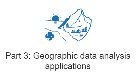 Part 3 will introduce several real-world examples of how to apply geographic data analysis in Python. It assumes that you understand the key concepts presented in previous parts.