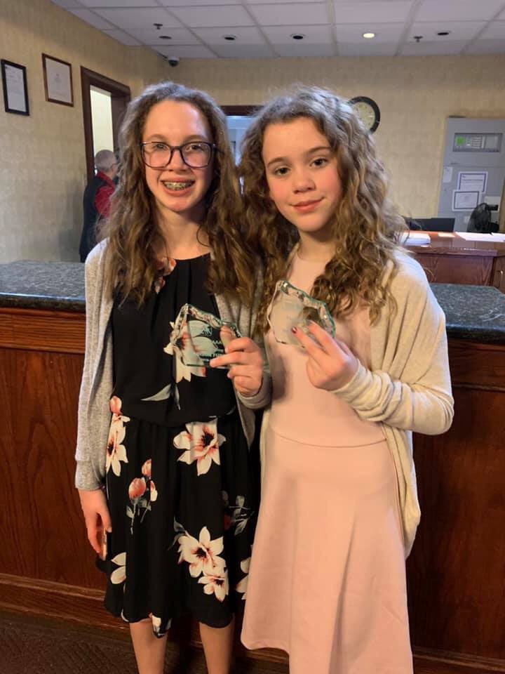 AAAFemaleBantam's tweet photo. Congratulations to Madison Fudge on the leagues Hardest Worker Award and Maya Kelloway for Most Improved!! Well deserved ladies! https://t.co/chLrfwzU5R